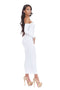 OFF-THE-SHOULDER FITTED DRESS