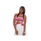 MULTI-COLORED CROP TOP