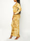TAN FITTED DRESS