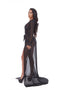 BLACK LONG SLEEVE ROBE
