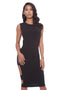 BLACK CUT-OUT DRESS