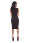 BLACK CUT-OUT DRESS