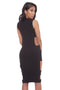 BLACK CUT-OUT DRESS